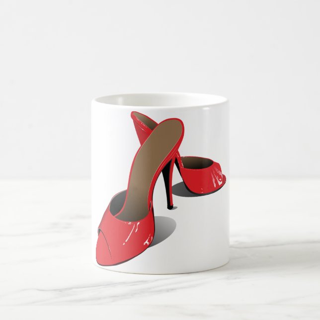 Mug Chic Rouge Haut talons Glamour Stiletto Mode (Centre)