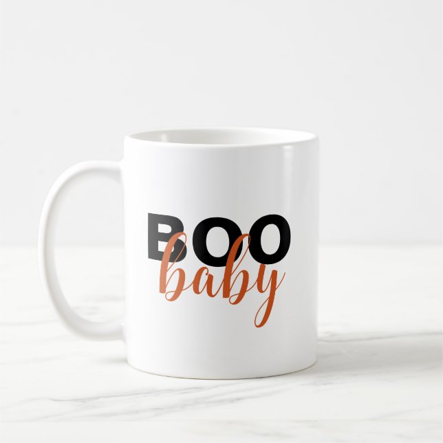 Mug Chic Royal Sienne Noir Boo Bébé (Gauche)
