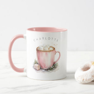 Mug Chic Shabby Chic Marshmellow Chaud cacao Musique r