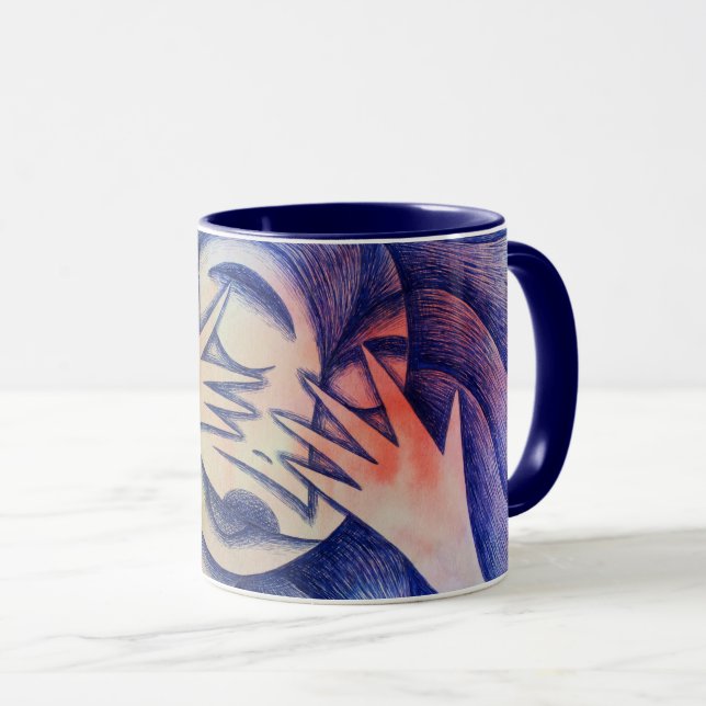 Mug Chica tímida (Devant droit)