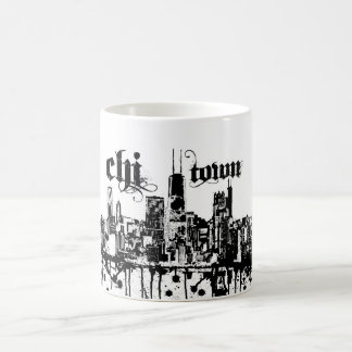 Mug Chicago "chi-ville" a mis dessus pour votre ville