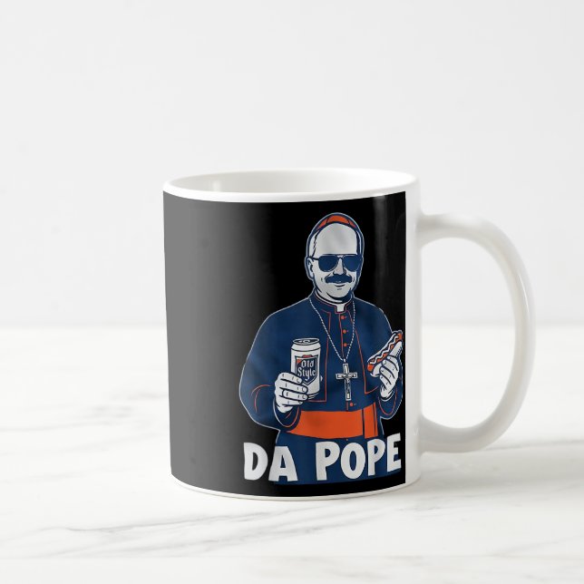 Mug Chicago Da Pope Funny Humour catholique (Droite)