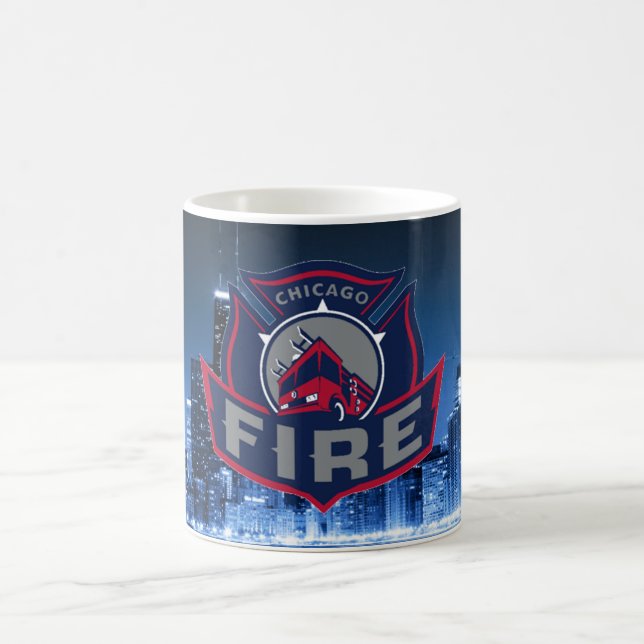 Mug Chicago Fire avec Skyline (Centre)