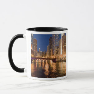 Mug Chicago, Illinois, vue panoramique et rivière Chic