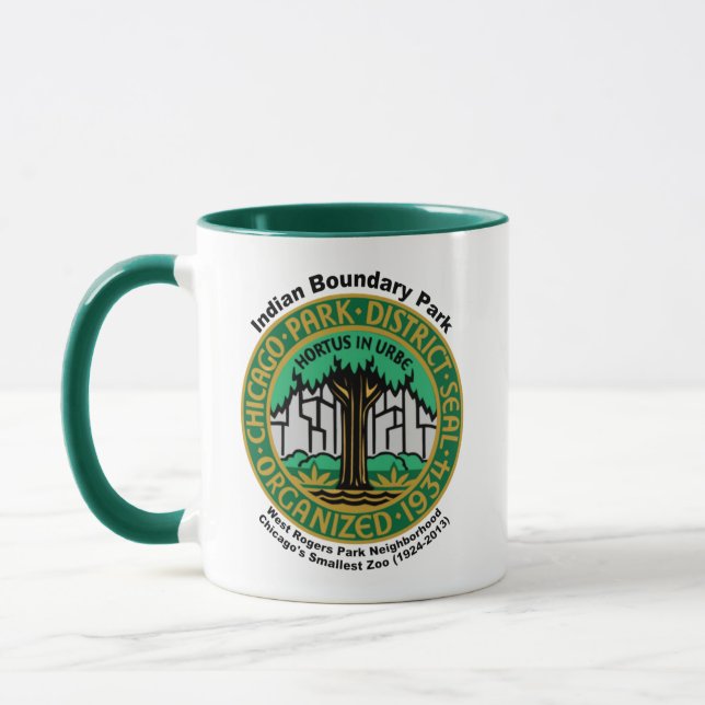 Mug Chicago Park District, parc zoologique d'Indian Bo (Gauche)