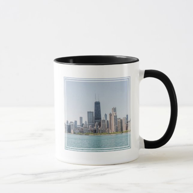 Mug Chicago Skyline Avec Le Lac Michigan (Droite)