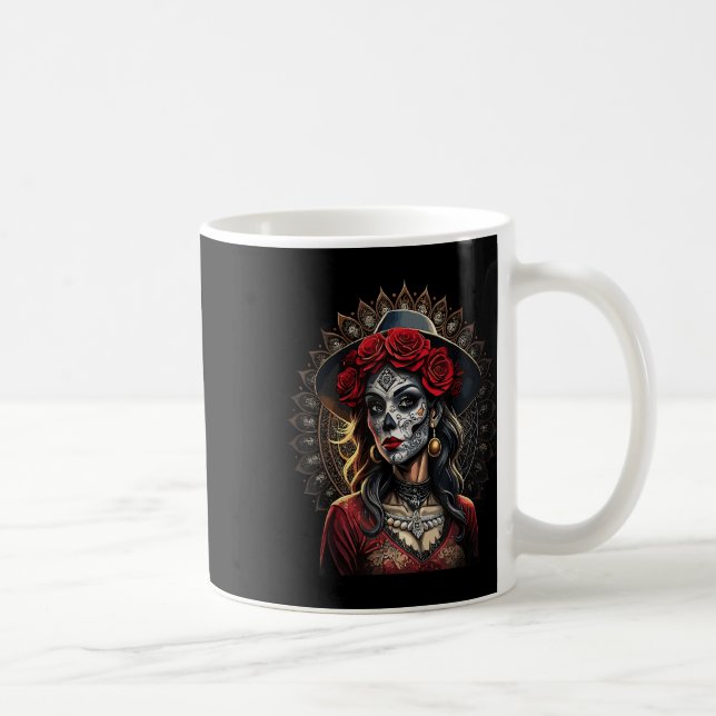 Mug Chicano Chicana La Raza Barrio Tatouage Art Décès  (Droite)