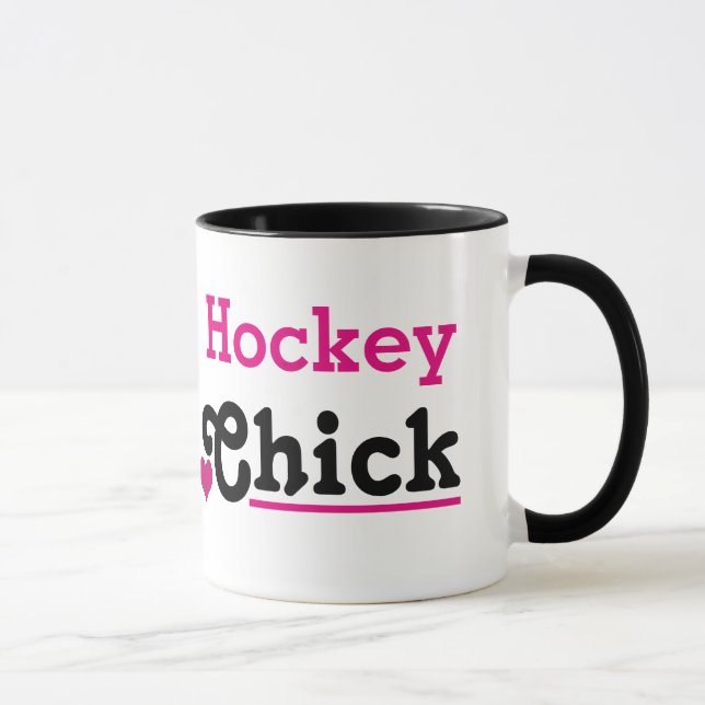 Mug Chick de hockey (Droite)