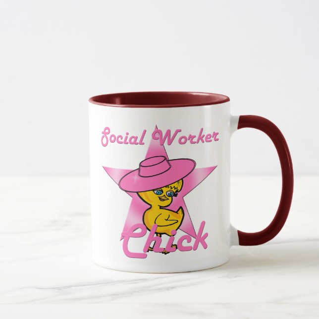 Mug Chick ouvrier social #8 (Droite)