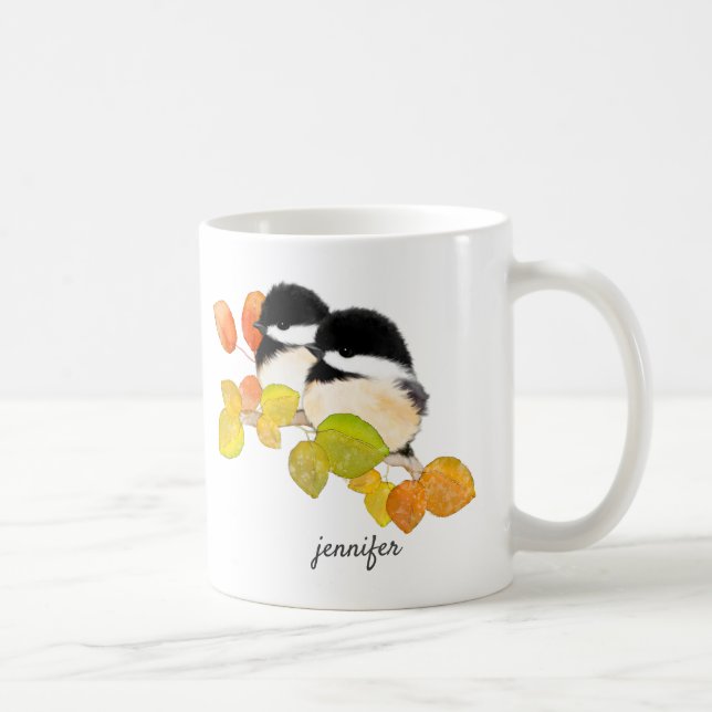 Mug Chickadee Musique personnalisée (Droite)