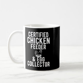 Mug Chicken Certified Chicken Feeder Egg Collector Hen