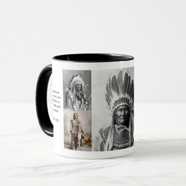 Mug "Chieftains" d'Indiens d'Amérique (Devant gauche)