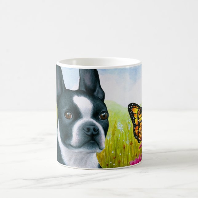 Mug Chien 134 Papillon du Terrier de Boston (Centre)