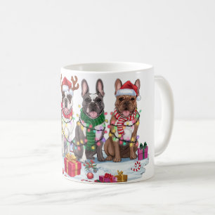 Mug Chien à rames de Noël