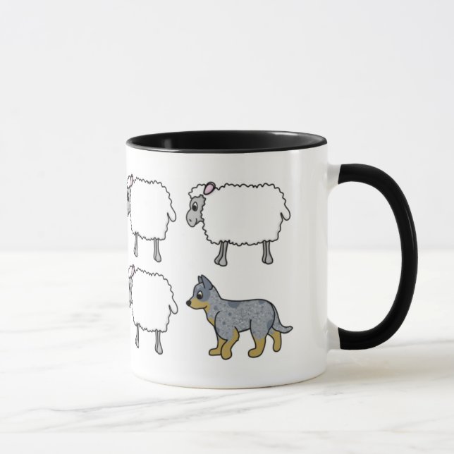 Mug Chien australien de bétail vivant en troupe la (Droite)