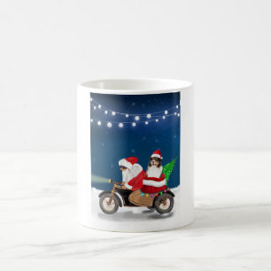 Mug Chien australien Noël Père Noël