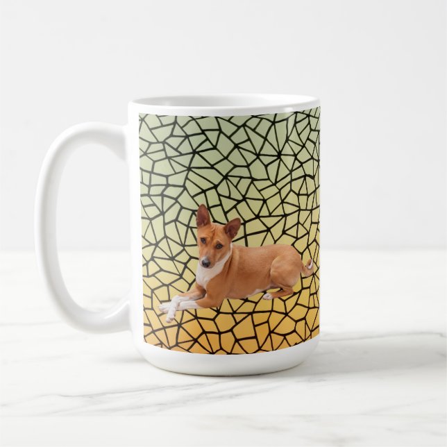 Mug Chien Basenji élégant  (Gauche)