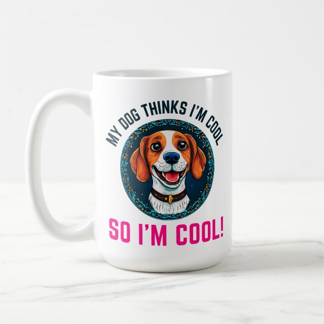 Mug Chien beagle mignon (Gauche)