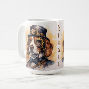 Mug Chien Beagle Steampunk