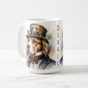 Mug Chien Beagle Steampunk