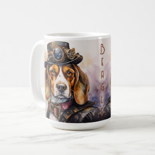 Mug Chien Beagle Steampunk