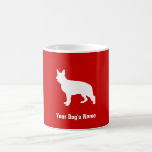Mug Chien berger allemand ジ ャ マ en pleine ・ en pleine 