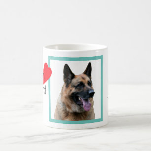 Mug Chien berger allemand avec nom, amoureux des chien