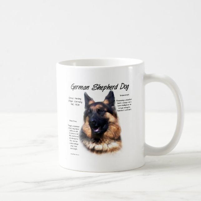 Mug Chien berger allemand (longhair) Conception de l'h (Droite)