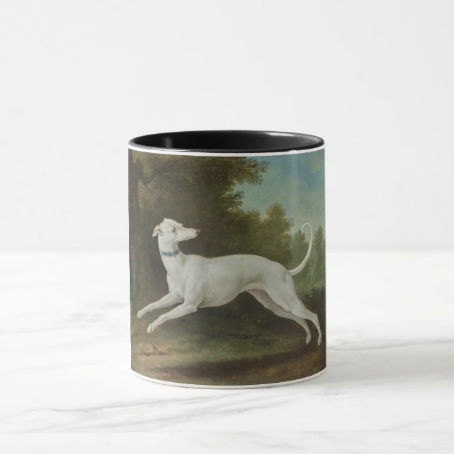 Mug Chien blanc gris (par Jean-Baptiste Oudry) (Centre)