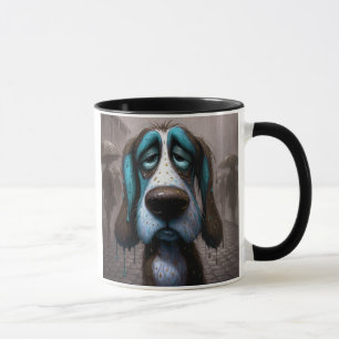 Mug Chien bleu pluie