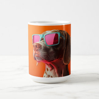 Mug Chien Bracco italiano cool avec des lunettes de so