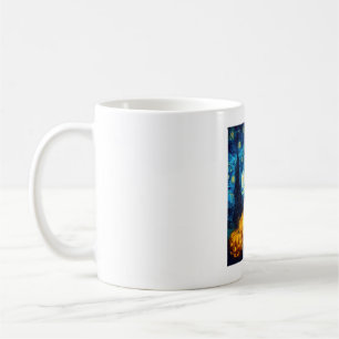 Mug Chien Caniche Mignon Halloween Jack O Lantern Citr