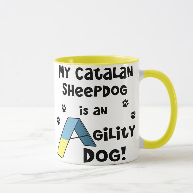 Mug Chien catalan d'agilité de chien de berger (Droite)