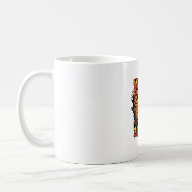 Mug Chien Chasse Les Zombies Halloween Fantômes Sorciè (Gauche)