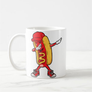 Mug Chien Chaud Dabbing Faisant du Hip Hop Danse Dab D