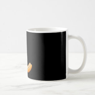 Mug Chien chaud drôle sautant dans la saucisse de bun 