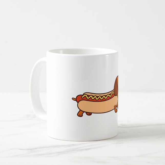 Mug Chien chaud mignon (Devant gauche)