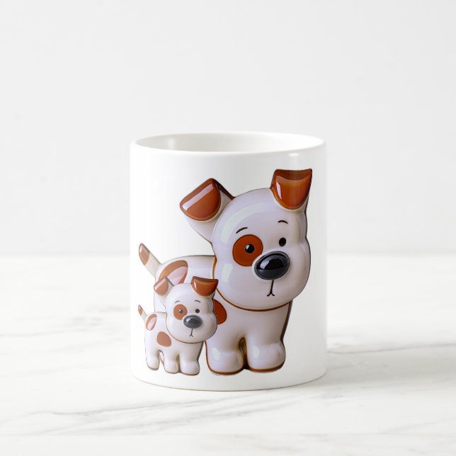 Mug Chien chiot mignon (Centre)