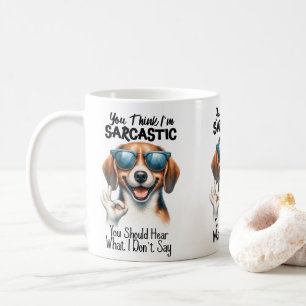 Mug Chien cool dans les lunettes de soleil - Funny OK