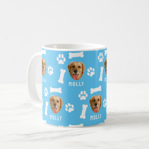 Mug Chien customisé animal de compagnie photo et nom b