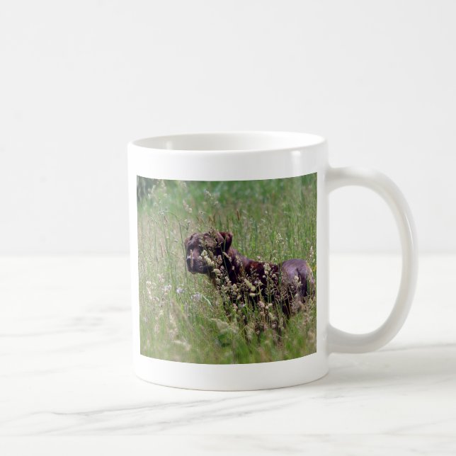Mug Chien dans l'herbe haute (Droite)