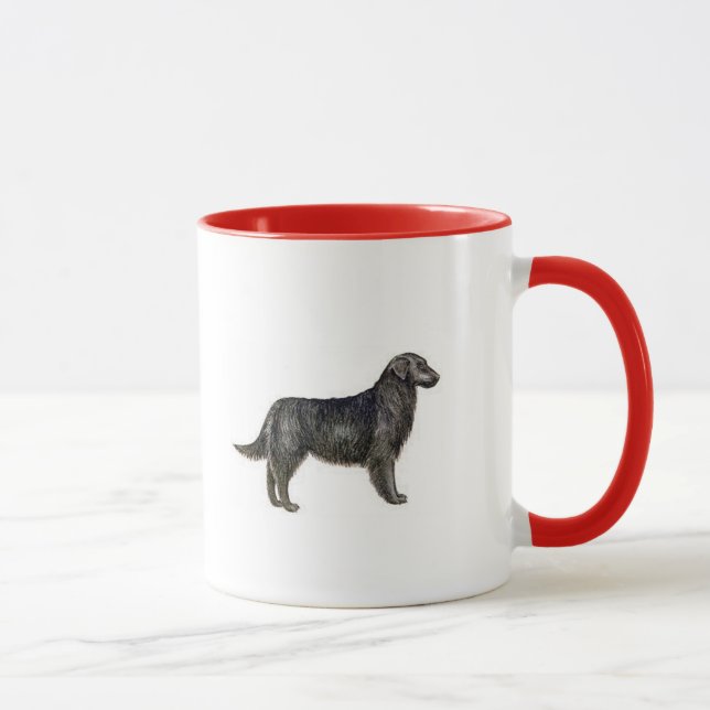 Mug Chien d'arrêt Plat-Enduit (Droite)