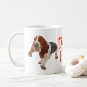 Mug Chien de Basset Chien Rouge Amour