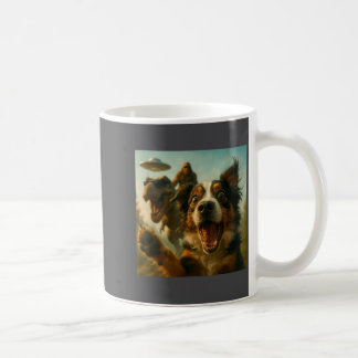 Mug Chien de berger australien choqué T-rex Bigfoot Uf