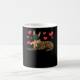 Mug Chien De Berger Néerlandais Avec Animal Stuffé Et
