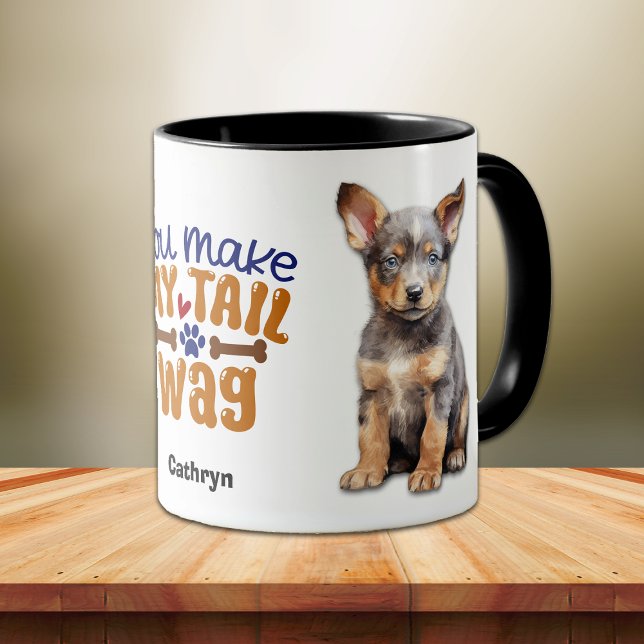 Mug Chien de bétail australien Chien Chien Puppy Vous  (Créateur téléchargé)