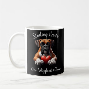 Mug Chien de boxe Voler les coeurs Une lutte à la fois