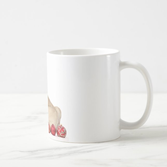 Mug Chien de carlin de Noël (Droite)