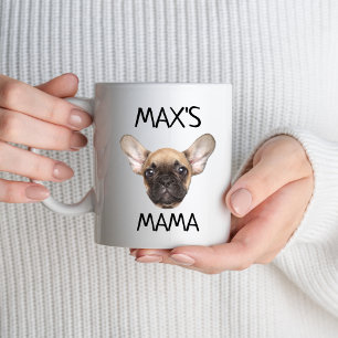 Mug Chien de chat personnalisé Nom du visage Propriéta