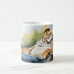 Mug Chien De Chien De Chien Français Se Détendre Dans